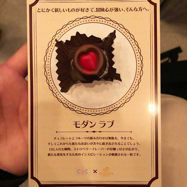 1to1チョコレート診断の結果