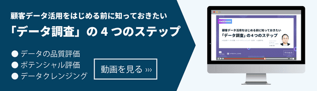 顧客データ活用をはじめる前に知っておきたい「データ調査」の4つのステップ