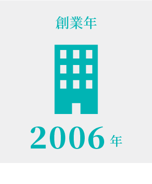 創業年2006年